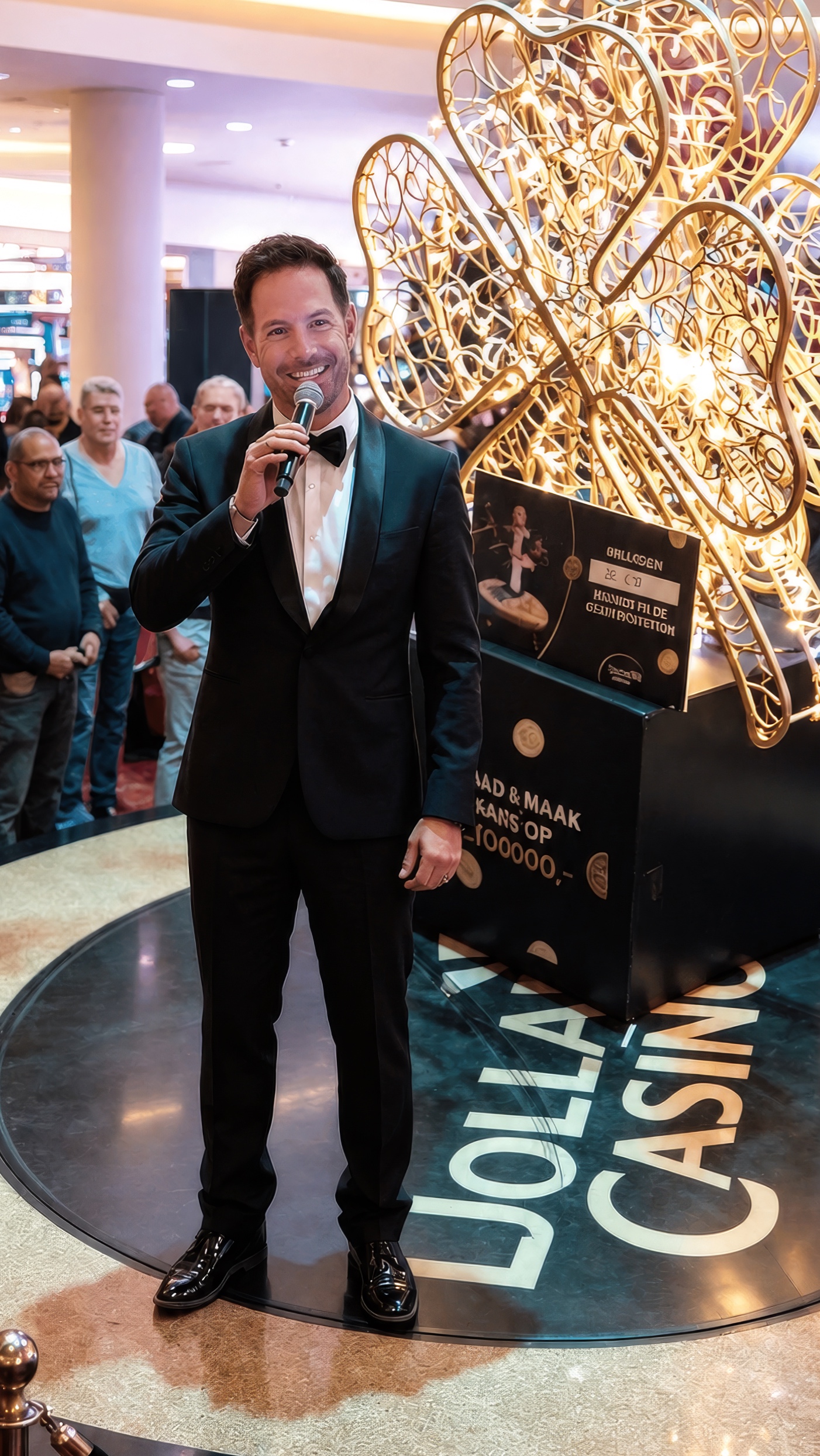 Ferry de Graaf als host bij Holland Casino
